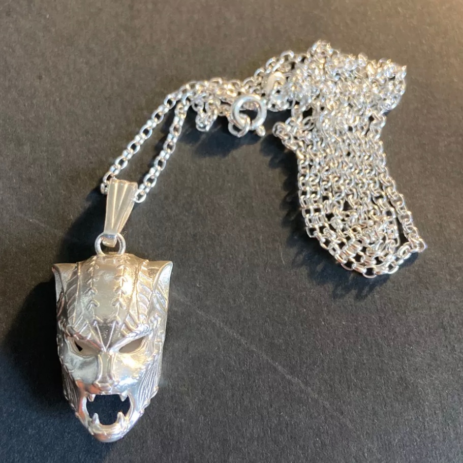 King And Co Silver Limited Edition Panther Pendant Chain